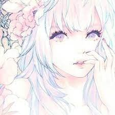 You can use this blue purple anime eyes png image 3605 × 2480 px in your designs. Light Blue Hair Purple Eyes Flowers Anime Girl