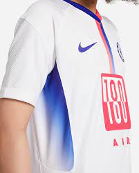 Men's nike white chelsea 2020/21 fourth stadium air max replica jersey. Chelsea F C Stadium Air Max Older Kids Football Shirt Nike Ae