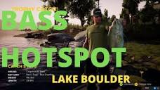 Lake Boulder Bass Hotspot - Bob's Marina - Exciting Last Second ...