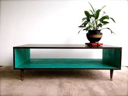 Handmade Coffee Table Mid Century Modern Teal By Tinylionsdesigns Mid Century Modern Coffee Table Mid Century Coffee Table Mid Century Modern Furniture