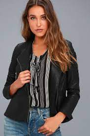 Souped Up Black Vegan Leather Moto Jacket Vegan Leather Moto Jacket Leather Moto Jacket Moto Jacket
