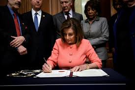Why was president trump impeached? Trump Impeachment Articles Delivered To Senate