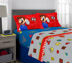 Lego super mario guarded fortress expansion set 71362. Super Mario Odyssey Sheet Set Kids Bedding 4 Piece Full Size Walmart Com Walmart Com