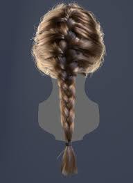 Artstation French Braid Nadejda Jiltcova French Braid Womens Hairstyles Braids