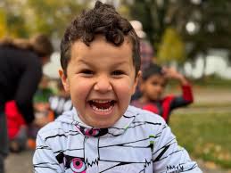 Each year, the Berea City School District Board Office staff looks forward  to welcoming Grindstone Elementary School's preschool trick-or-treaters!  Dressed in their adorable costumes, these little Titans bring Halloween  cheer and excitement,