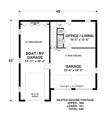 Boat Rv Garage Office 3069 1 Bedroom And 1 Bath The House Designers Rv Garage Rv Garage Plans Garage Plans