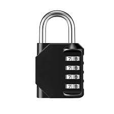 Padlock 4 Digit Combination Lock For School Gym And Sports Locker Home Office Travel Bicycle Toolbox Lugga Sports Locker Combination Locks Luggage Case