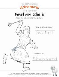 David Goliath Copy And Coloring Page Bible Activities For Kids Bible Lessons For Kids Bible Study For Kids