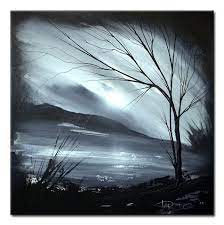 Landscape 121 Black And White Abstract Art Landscape Painting Abstract Art Landscape Abstract Art Painting Abstract Landscape