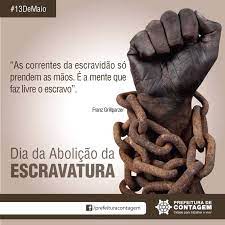 A abolição do brasil ocorreu de forma gradual e controlada pela governo. Isabela Campos Twitterissa 13 De Maio Dia Da Abolicao Da Escravatura As Correntes Da Escravidao So Prendem As Maos E A Mente Que Faz Livre O Escravo Franz Grillparzer Diadaabolicaodaescravatura Diadaabolicao
