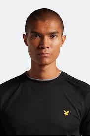Lyle & Scott sportshirt zwart
