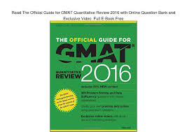 Read The Official Guide For Gmat Verbal Review 2016 With Online Question Bank And Exclusive Video F This Or That Questions Gmat Gmat Official Guide