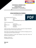 Surat paklaring yaitu surat keterangan yang menyatakan bahwa seseorang pernah bekerja pada perusahaan atau lembaga dengan posisi dan jangka waktu tertentu. Dokumen