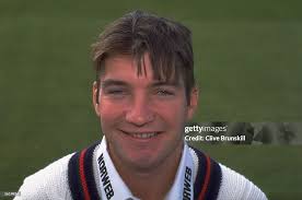 A portrait of Mark Harvey of Lancashire County Cricket Club at Old... News  Photo