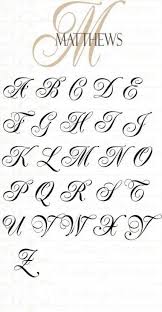 That every tattoo love would like. Tattoo Fonts Initials Monogram Design 39 Trendy Ideas Design Fonts Ideas Initials Mon Lettering Alphabet Tattoo Fonts Alphabet Cursive Fonts Alphabet