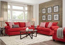 Picture Of Emsworth Scarlet 5 Pc Living Room From Living Room Sets Furniture Red Couch Living Room Red Sofa Living Room Living Room Sets Furniture