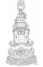 Cup Cakes With Cookies Pops Cake Sketch Royal Wedding Cake Cake Drawing