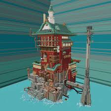 You might find it helpful to install an asian decorations mod to help you . Pixelbiester This Is A Recreation Of The Bathhouse From Spirited Away The Picture Is Just A Vanilla Ingame Screenshot Without Shader Or Other Mods Follow Pixelbiesterofficial Follow Pixelbiesterofficial Follow Pixelbiesterofficial