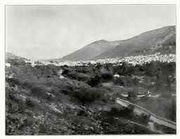 نابلس 1901 nablus المنظر من الشمال الغربي الى الجنوب الشرقي palestine history middle eastern history old pictures