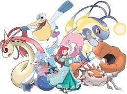So Here S My Next Disney Princess Pokemon Crossover Artwork This Time It S Ariel And Her Water Type Team I Ve Been Wan Pokemon Teams Pokemon Crossover Pokemon