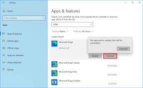 How to remove duplicate favorites on microsoft edge. How To Remove Microsoft Edge From Windows 10 Windows Central