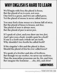 The English Language Defies Logic Funny Poems Short Funny Poems Education Quotes