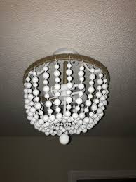 And if you try one of these flush mount lighting. Diy Beaded Chandelier