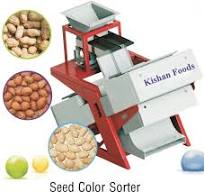 Krishan Foods Peanut Color Sorter Machine, Capacity: 1 Ton, Automatic
