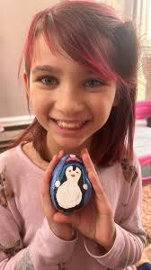 Millie's rock find at the nature center