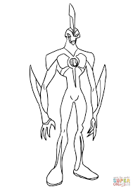 Ben 10 Way Big Coloring Page Cartoons Cizimler Ben 10 Cizim