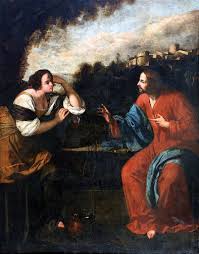 Salome With The Head Of Saint John The Baptist Artemisia Christ And The Samaritan Woman At The Well Cristo E La Samaritana Al Pozzo Before 1637 Artemisia Gentileschi Private Collection Naples Italy