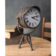 Old Town Spotlight Clock In 2020 Table Clock Clock Vintage Clock