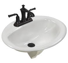 Shop our selection of drop in bathroom sinks and get free shipping on all orders over $99! Foremost Dahlin 19 W X 19 D Round Drop In Bathroom Sink 4 Center At Menards