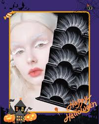 Amazon.com: outopen 5 Pairs White False Eyelashes Halloween White Lashes  White Cosplay Lashes Wispy Soft White Anime Manga Lashes White Lash  Extensions for Masquerade Party Stage Costume Makeup Reusable : Beauty &