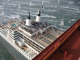 Golden Gate Queen Mary 2 Ocean Cruise Cunard Ships Cruise Liner