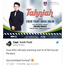 Dalam video tersebut, menggambar kajayaan anak melayu bernama firdaus imtiaz, seorang tokoh perniagaan. Tahniah Dilantik Jadi Pensyarah Uitm Pelajar Tak Sangka Yusry Kru Muncul Mengajar Lepat Pisang