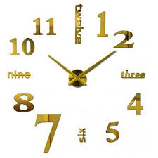 This is fast and definitely funky. Large Diy 3d Wall Clock Gold Konga Online Shopping