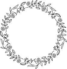 floral wreath stamp floral wreath drawing wreath drawing floral embroidery patterns