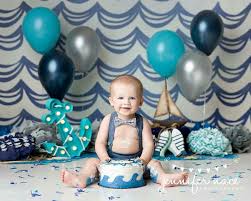 I wanted a smash cake that wasn't loaded with sugar. Nautical Cake Smash Smash Cake Boy Cake Smash Theme 1st Birthday Cake Smash