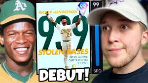 i got the *NEW* 99 RICKEY HENDERSON and put him