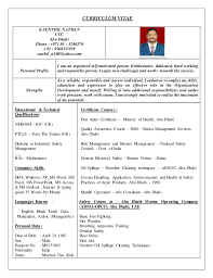 Hse Officer Cv