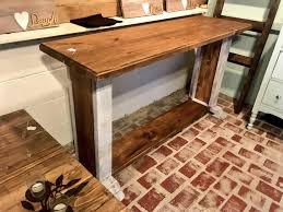 Rustic buffet dining buffet rustic barn rustic table buffet tables dining room buffet table dining hutch rustic entry entry tables. Entryway Decor Provincial Brown Top Distressed White Base Long Rustic Entryway Table Rustic Farmhouse Buffet Table Buffets China Cabinets Home Living Colonialgolfhart Com