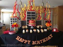 Fire truck firefighter birthday thomas blaze of a time. Pin On Boy Birthday Parties