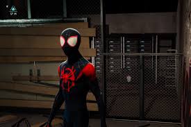Jumpsuit,coat,sleeveless hoodie,pants.beltif you need more pictures,please contact mein order to make it more suitable for you. Spider Man Miles Morales How To Unlock All The Spider Suits Guide Polygon