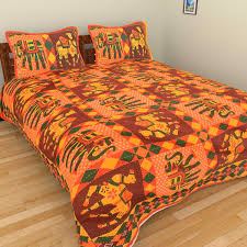 Enjoy a tropical oasis by completing your living room decor with this handmade, ethnic kantha pillow cover. Rajkruti Jaipuri Bedsheet Cotton Rajasthani Kantha Embroidery Elephant And Camel Design King Double Bed Sheet With Two Pillow Covers 86 Inches X 104 Inches Hk141 Amazon In Home Kitchen