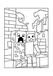 Here's a coloring page of a minecraft pig, the passive animal mob that spawns in grassy areas. Printable Minecraft Coloring Pages Coloring Home
