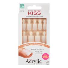 Acrylic nails have been around for decades, but they've had a resurgence in recent years thanks to a combination of celebs, instagram, and our collective nail art obsession. Save On Kiss Salon Acrylic Natural Nails Real Short Length Order Online Delivery Martin S