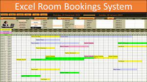 To use this hotel booking template is easy. Excel Room Bookings Calendar Youtube