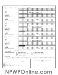 Ketentuan pembuatan tabel format import Formulir Pendaftaran Npwp Pribadi Format Excel Dan Pdf