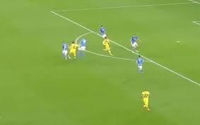 Messi had the ball in the net again soon after following a superb team move but the goal was harshly ruled out for handball by the argentine . Video Messi Skills For Barcelona Vs Napoli